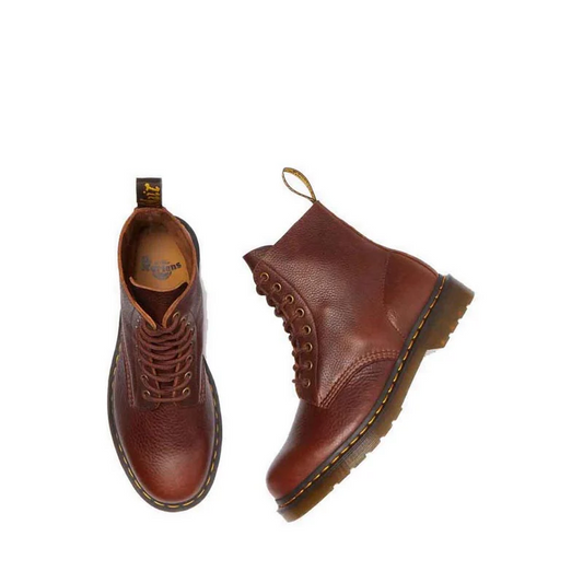 1460 Ambassador Leather Lace Up Boots - Brown/Cashew